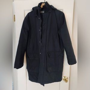 H&M Men’s Black Hooded Parka